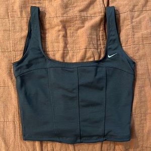 Cropped Tight Fit Corset Tank